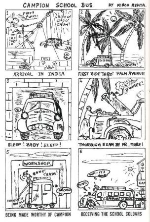 Stages of the Campion School Bus